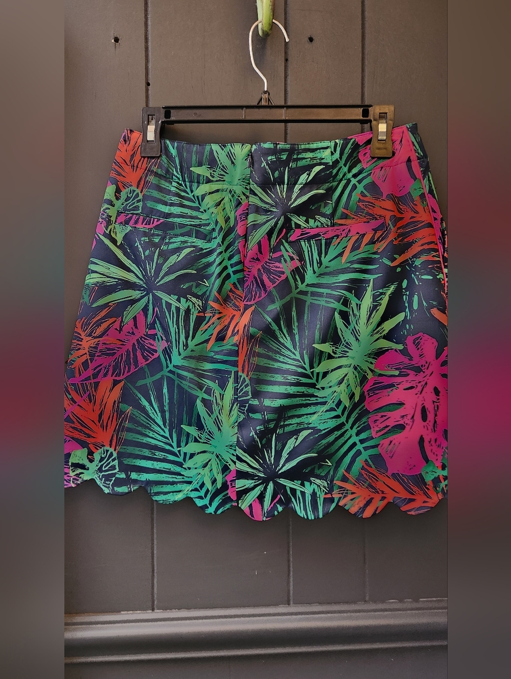 Lady Hagen Multicolored Tropical Print Skort - Picture 6 of 7